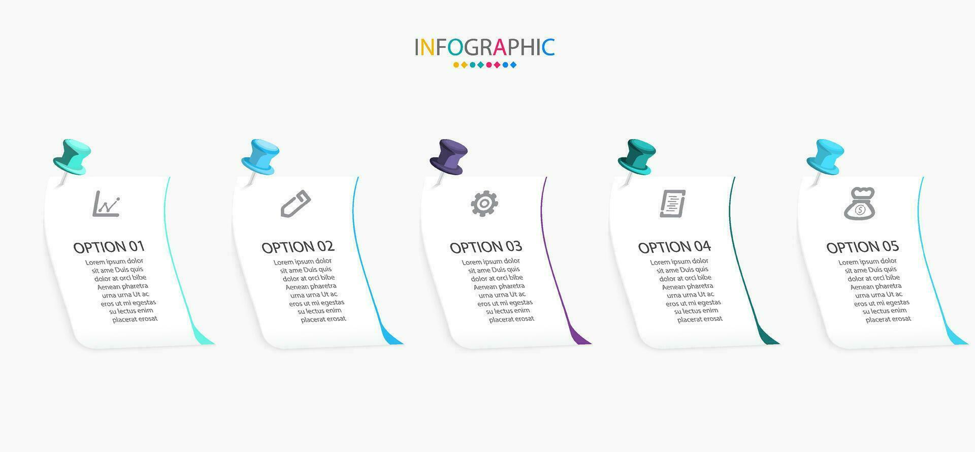 vetor infográficos o negócio processo modelo