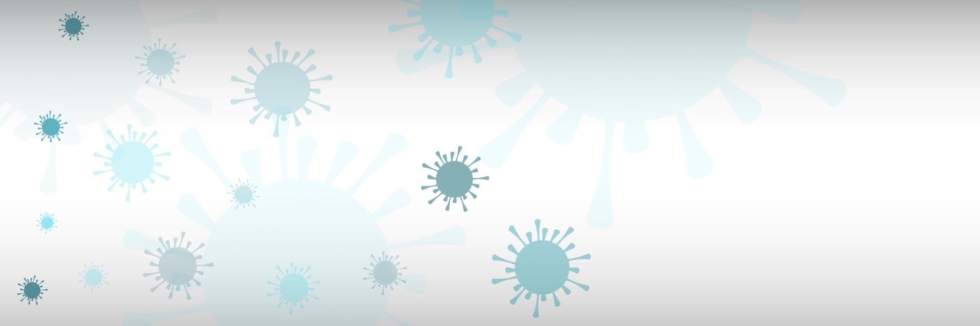 fundo abstrato do coronavírus. microorganismo bacteriológico de genética médica vetor