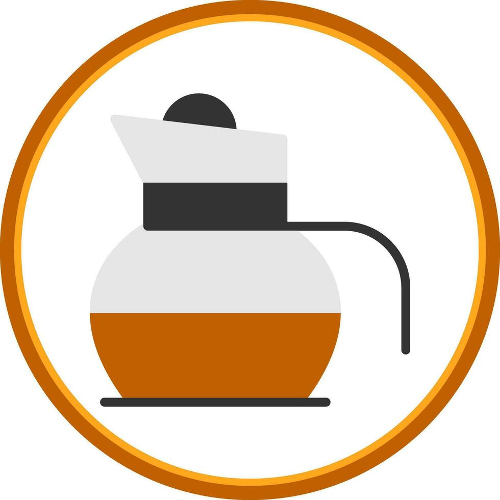 design de ícone de vetor de pote de café