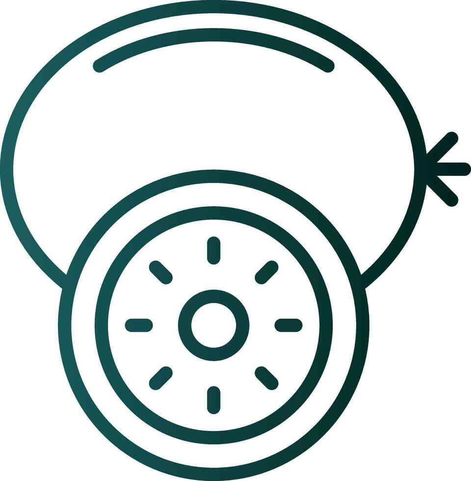 design de ícone de vetor de kiwi