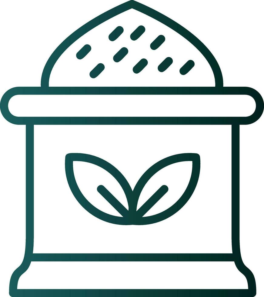 design de ícone de vetor de farinha