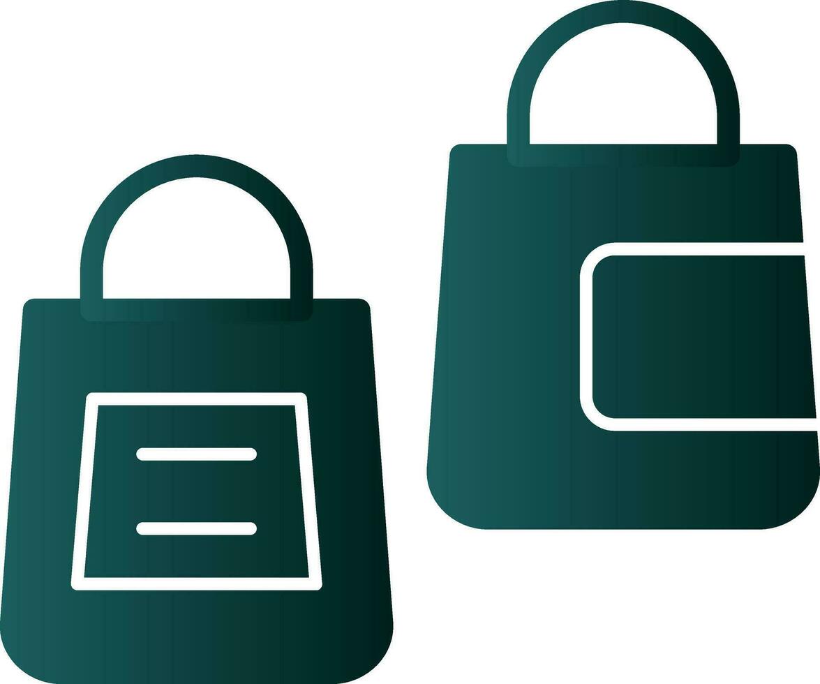 compras bolsas vetor ícone Projeto