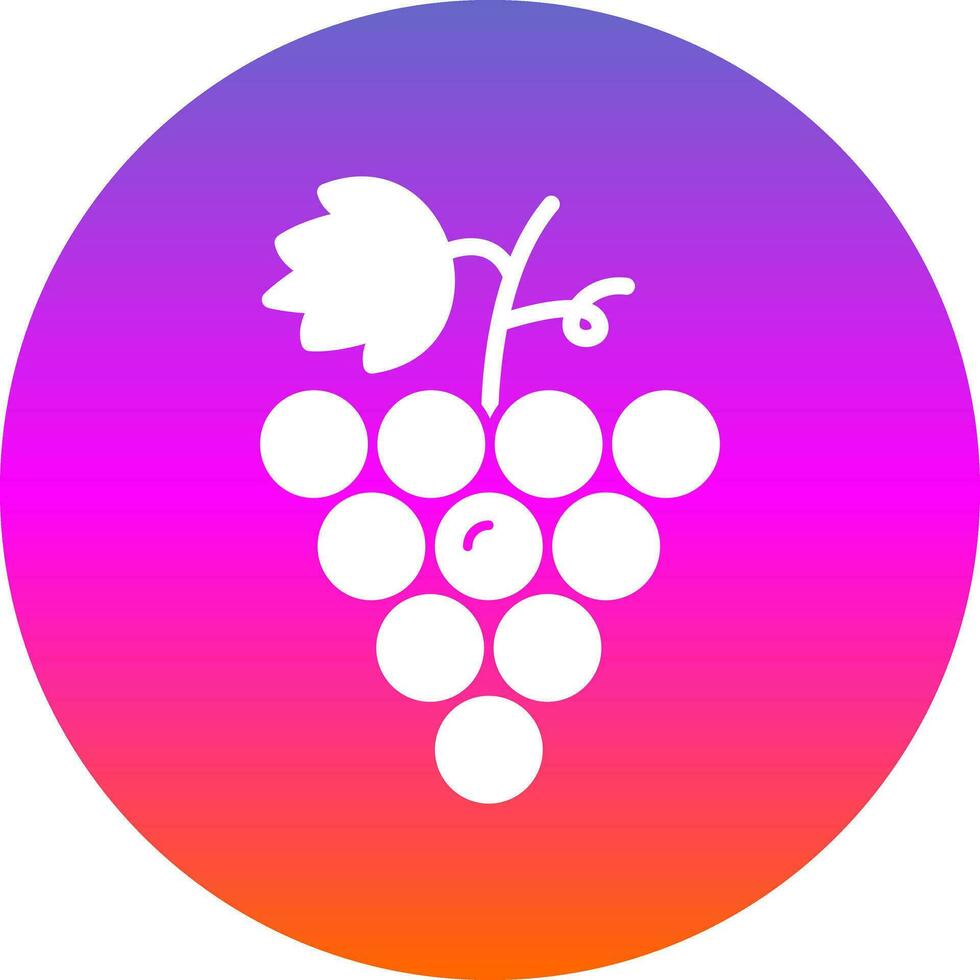 design de ícone de vetor de uvas