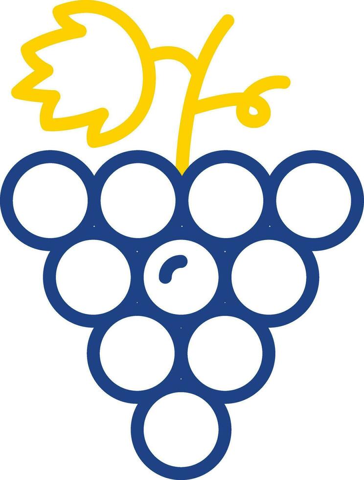 design de ícone de vetor de uvas