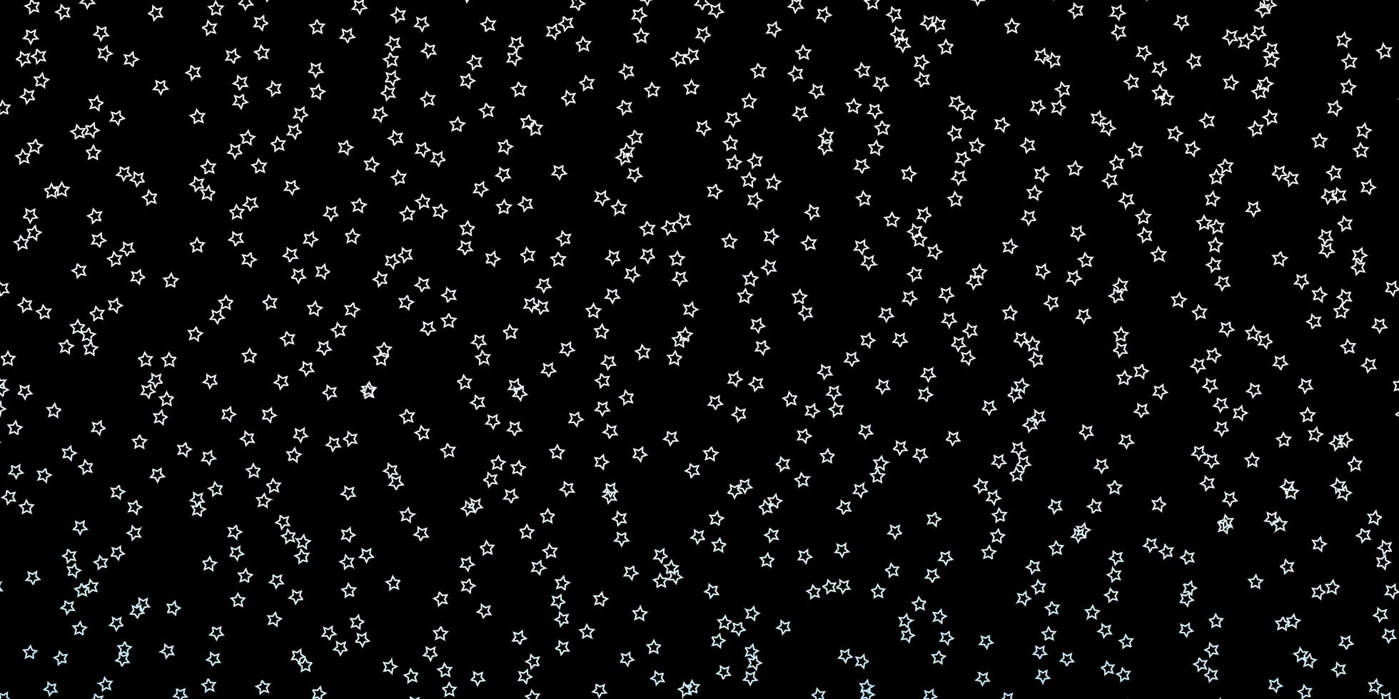 fundo vector azul escuro com estrelas coloridas ilustração decorativa com estrelas no padrão de modelo abstrato para livretos de anúncio de ano novo