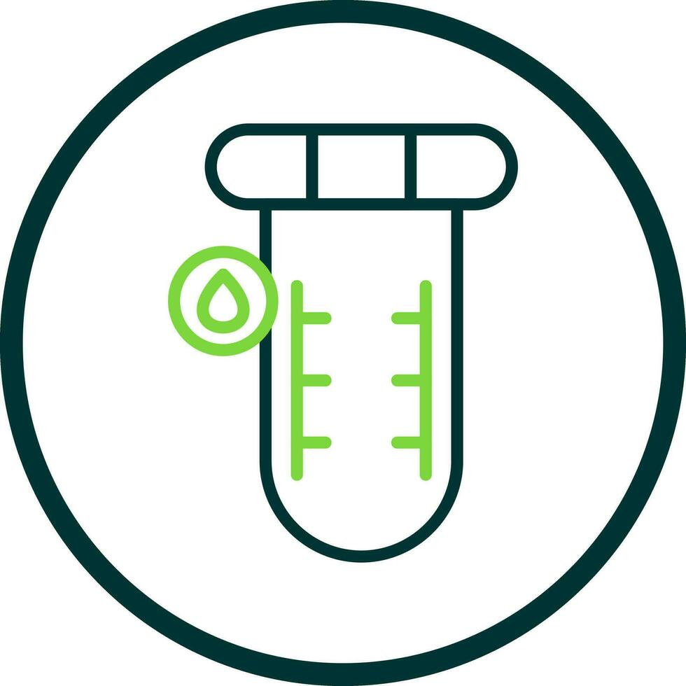 design de ícone de vetor de teste de pcr