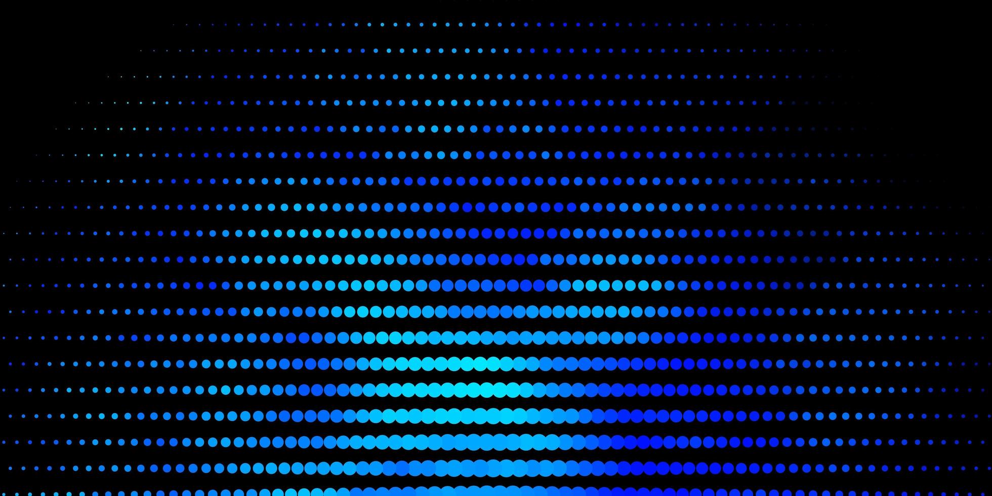 pano de fundo azul escuro com design decorativo abstrato de pontos em estilo gradiente com design de bolhas para seus comerciais vetor
