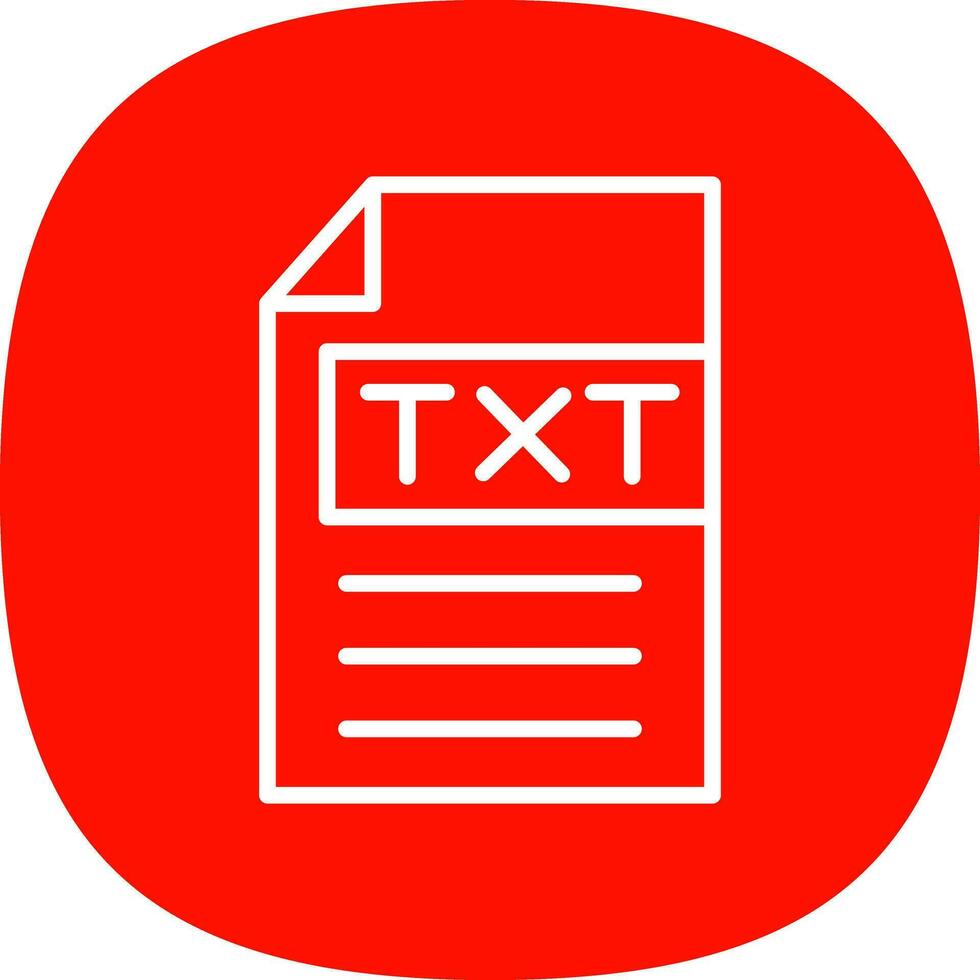 TXT vetor ícone Projeto