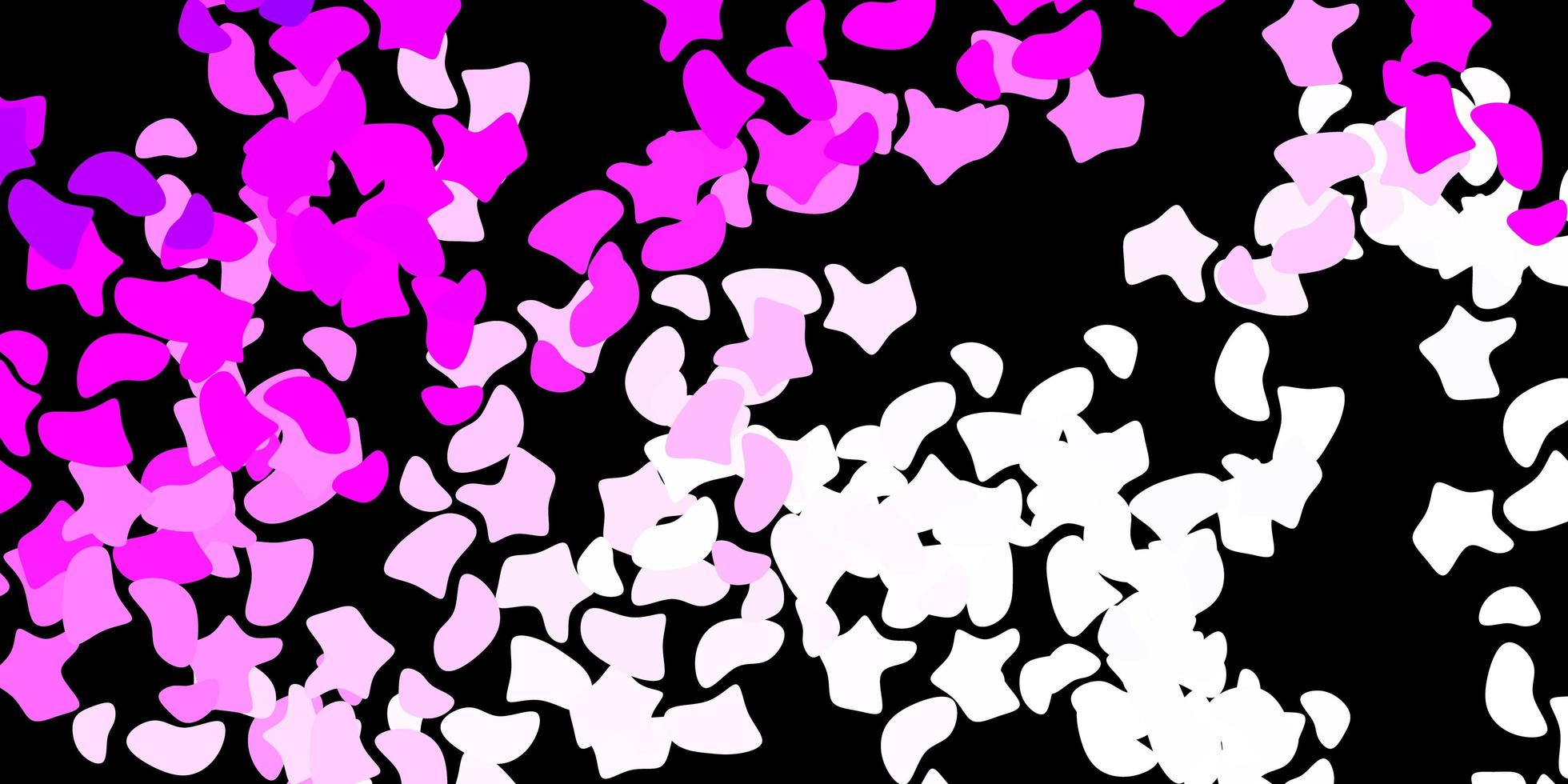 fundo vector rosa escuro com formas aleatórias