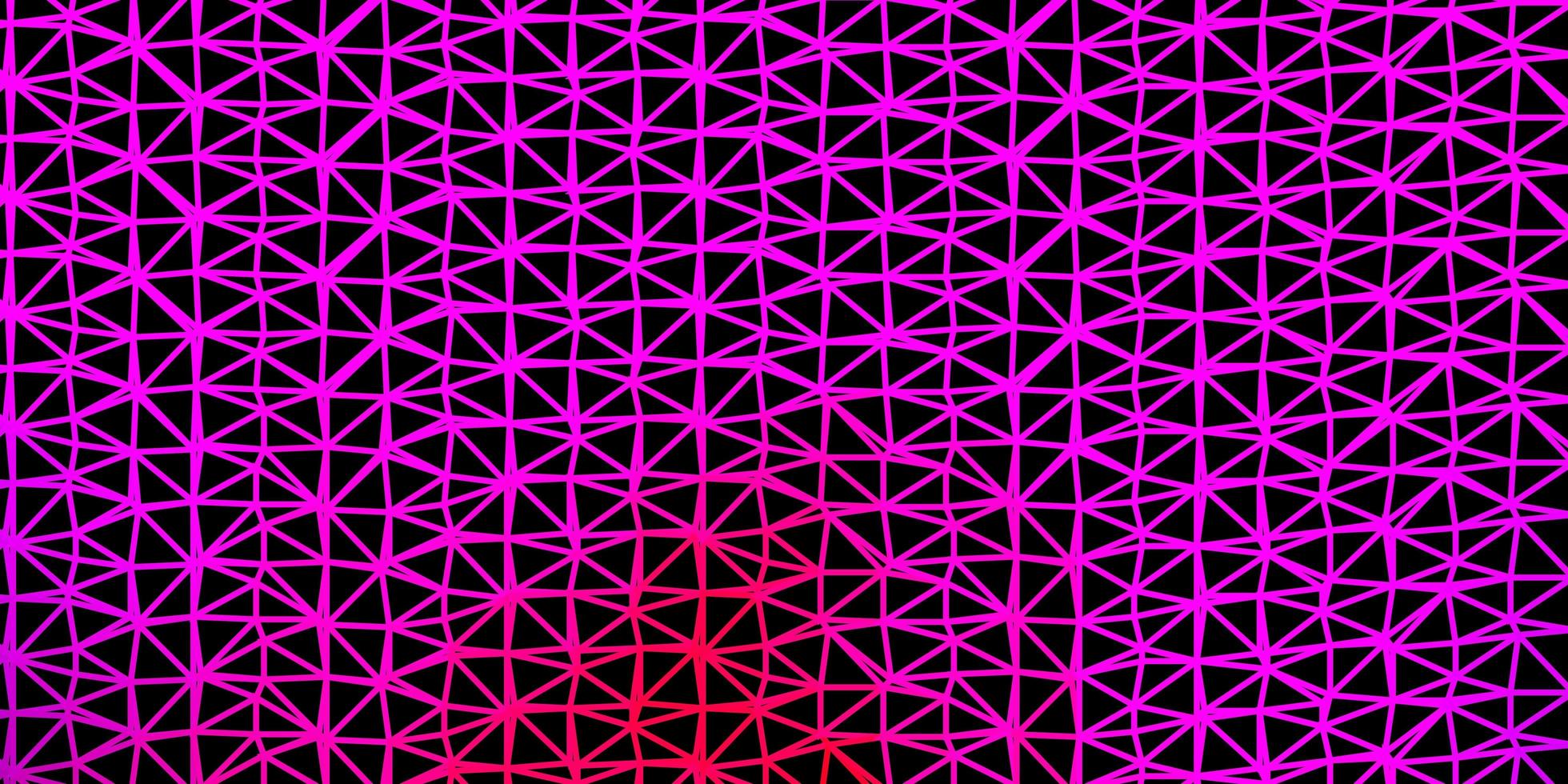 fundo de mosaico de triângulo de vetor rosa roxo claro