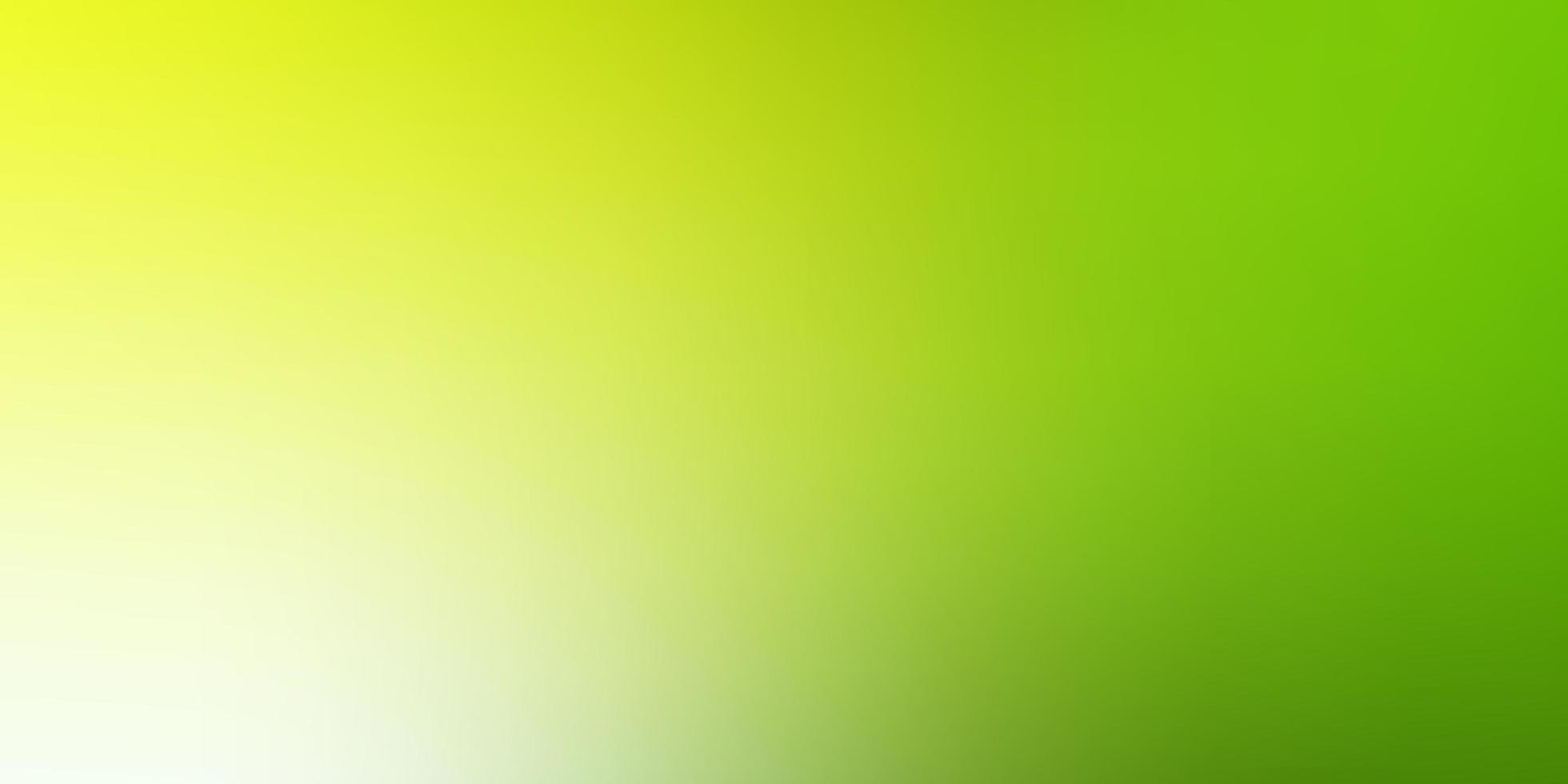 ilustração abstrata do modelo desfocado inteligente verde amarelo claro com desfoque de gradiente design design inteligente para seus aplicativos vetor