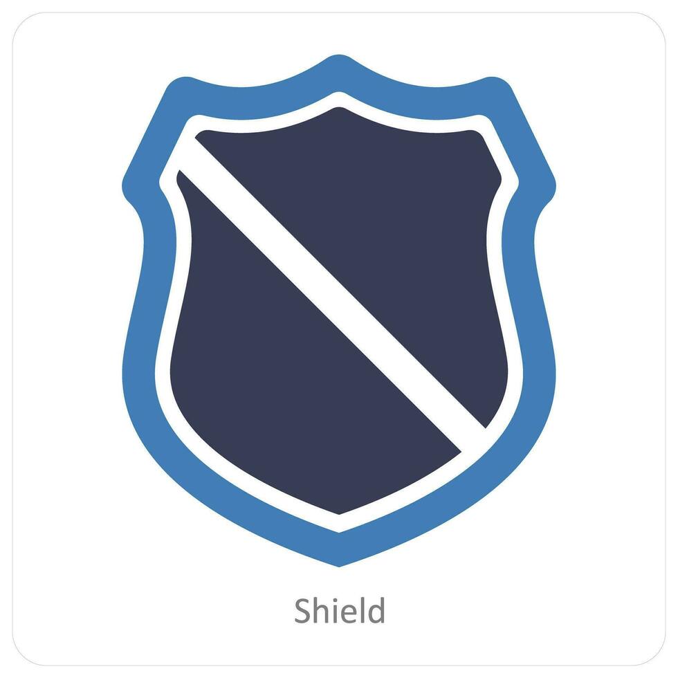 escudo e segurança ícone conceito vetor