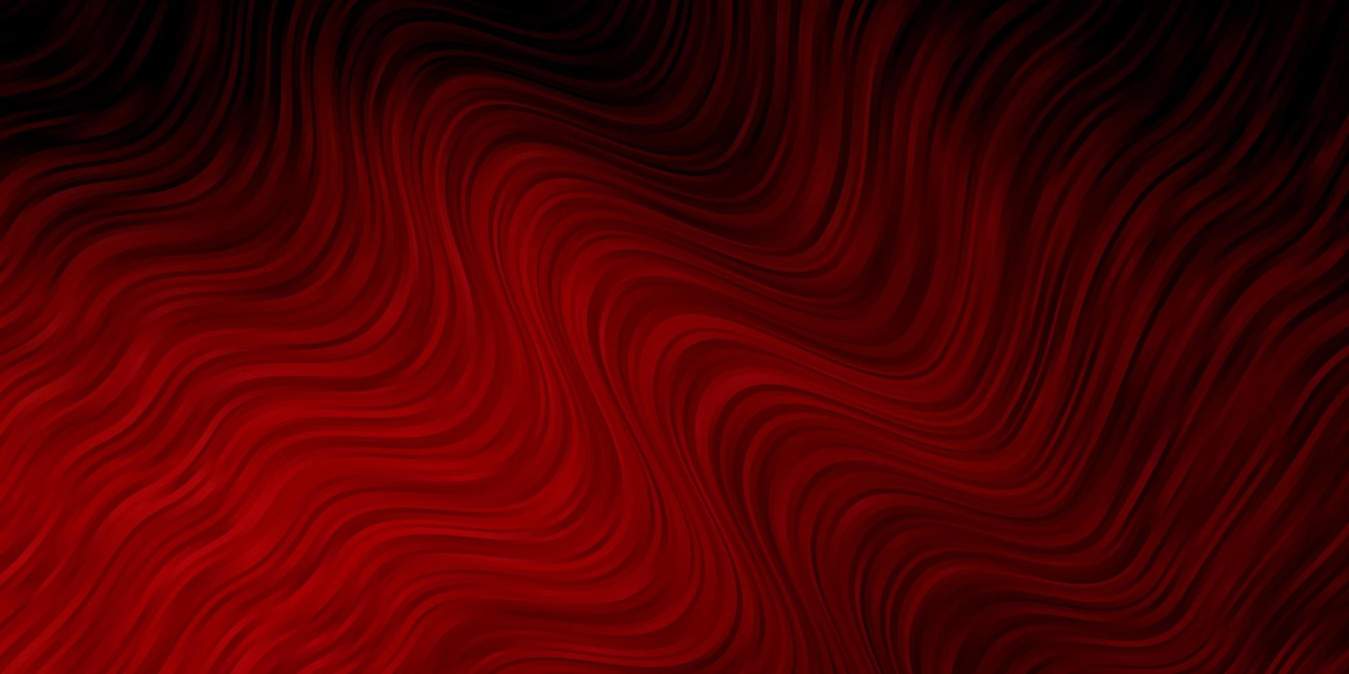 padrão de vetor vermelho escuro com ilustração de gradiente abstrato de curvas com padrão de linhas irônicas para folhetos de livretos de negócios
