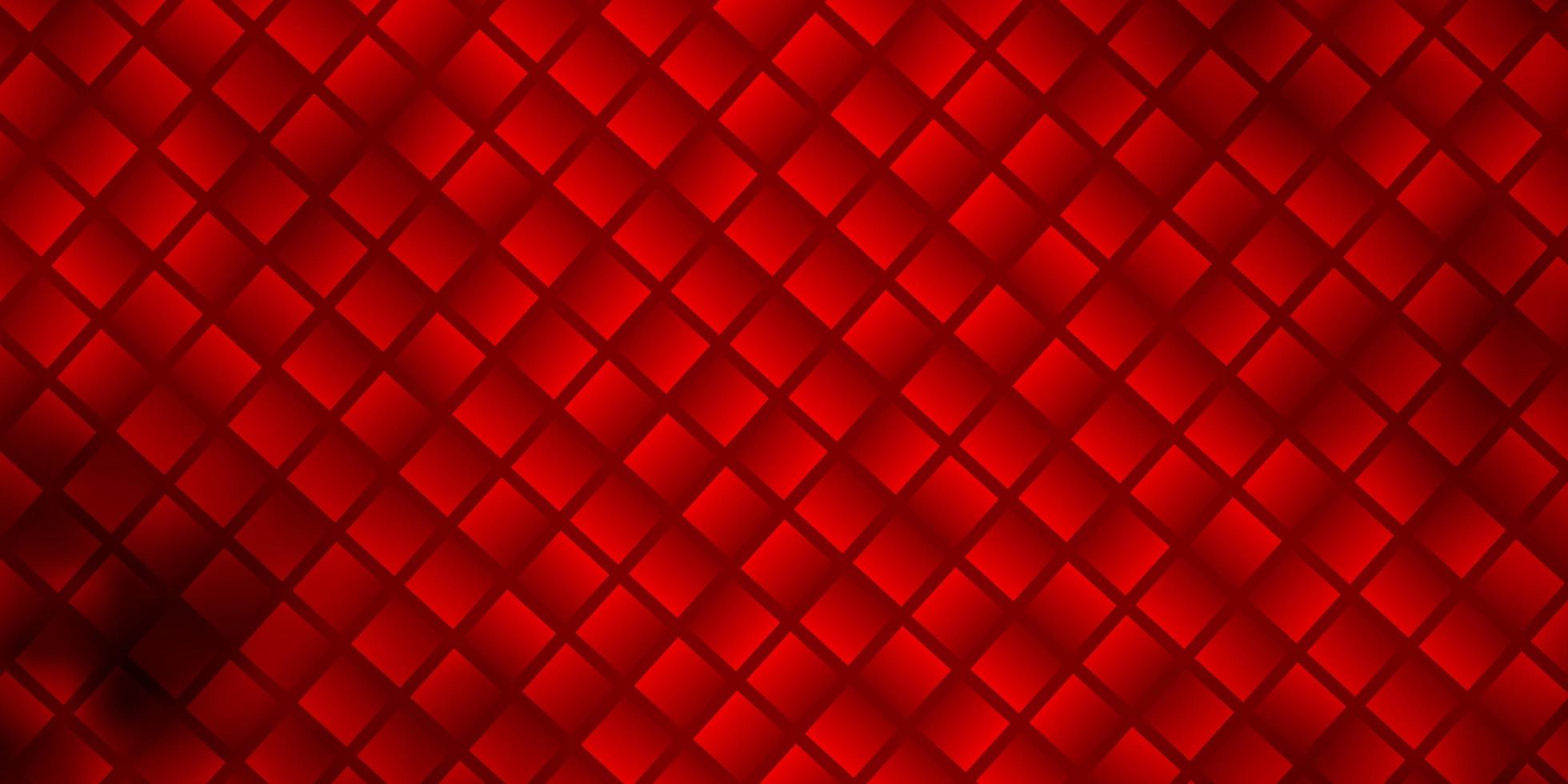 layout de vetor vermelho claro com retângulos de linhas