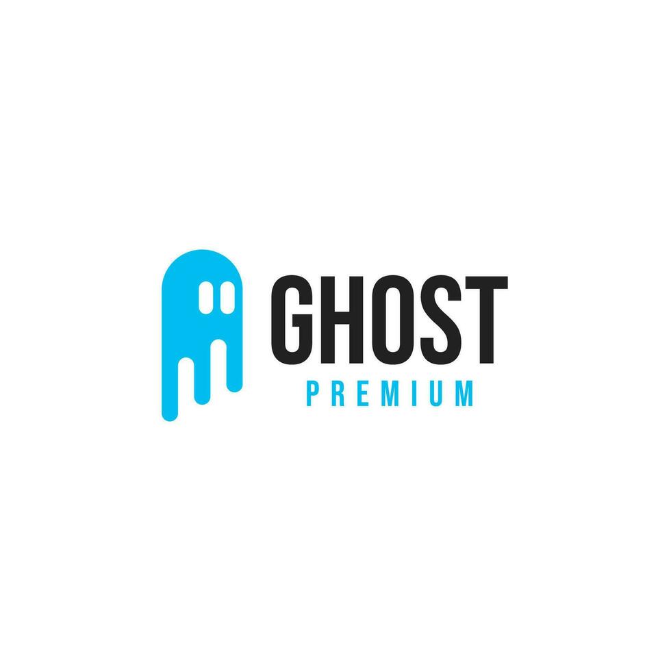 fantasmas e líquido logotipo Projeto conceito vetor ilustração símbolo ícone
