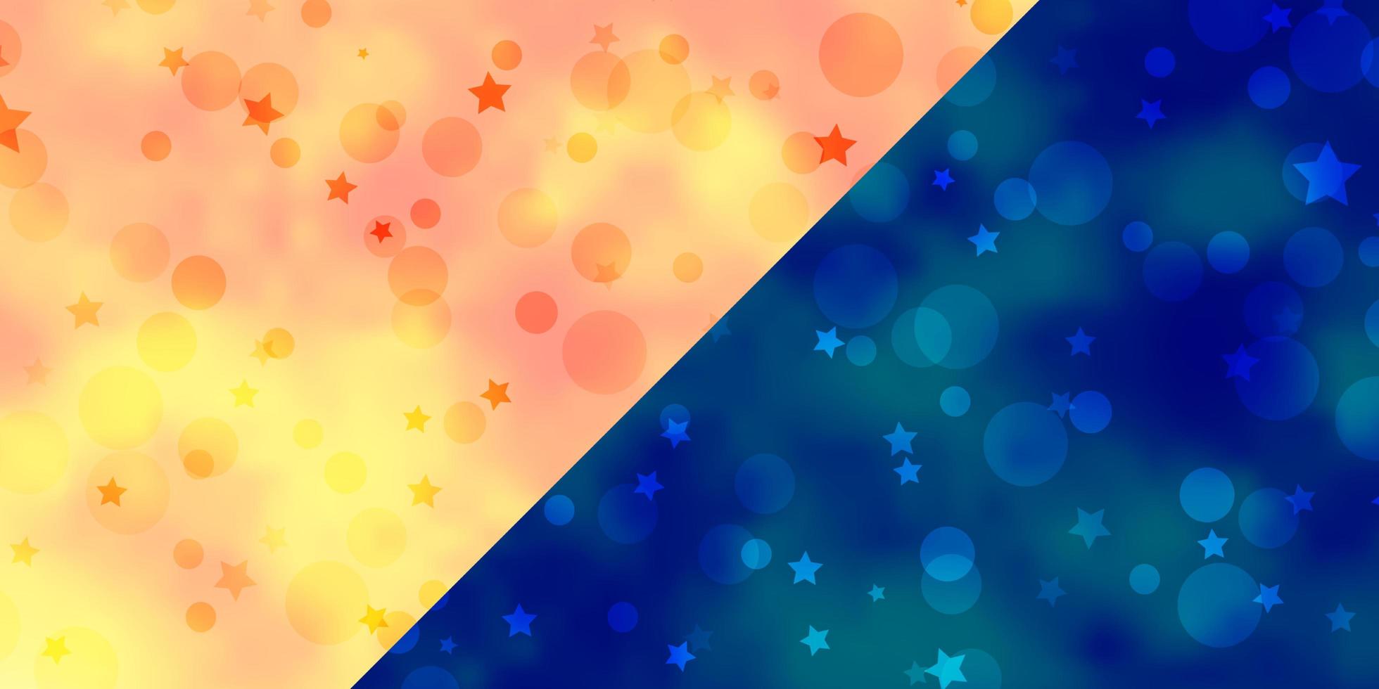 fundo vector com estrelas de círculos ilustração colorida com textura de estrelas de pontos de gradiente para cortinas de persianas