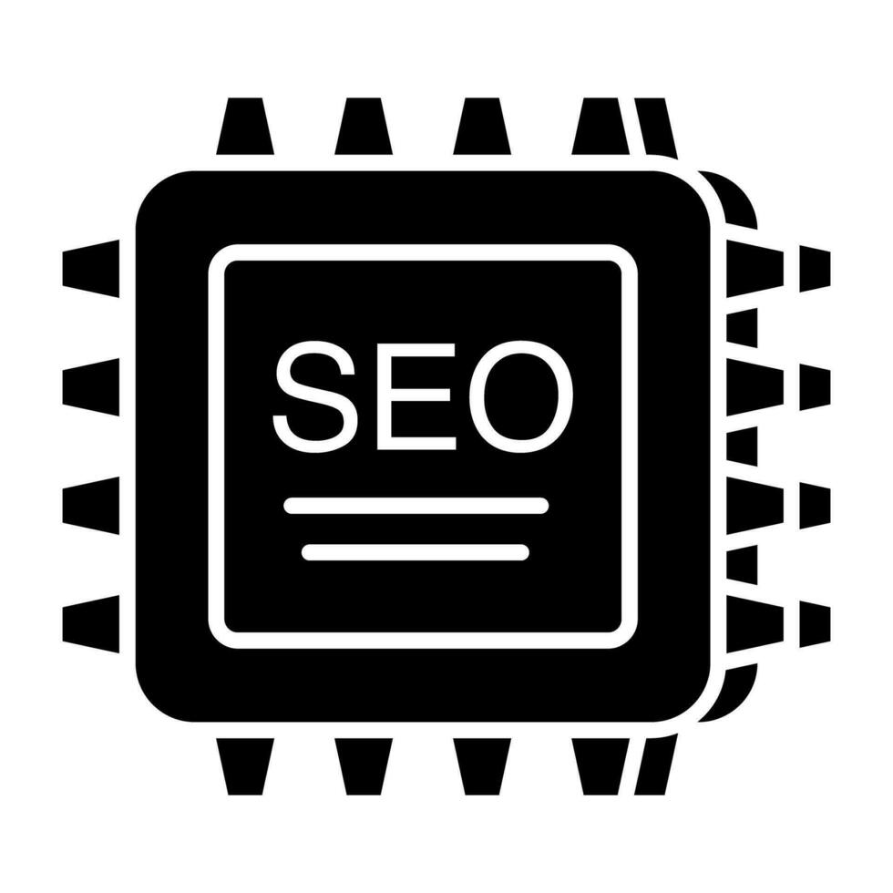 conceptual vetor Projeto ícone do seo lasca