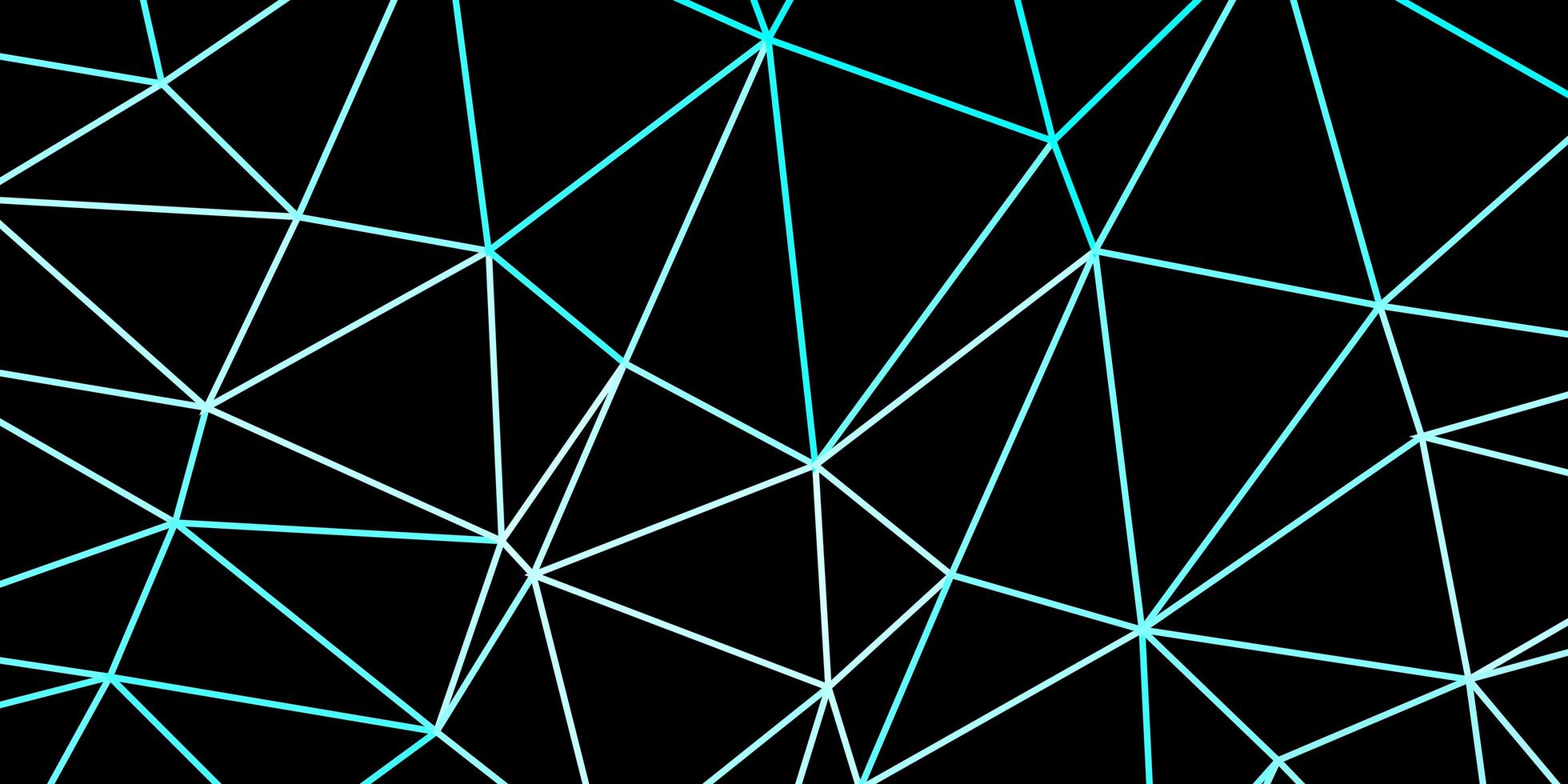 papel de parede de mosaico de triângulo vetorial azul claro vetor