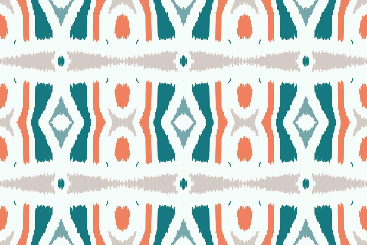 ikat damasco bordado fundo. ikat desenhos geométrico étnico oriental padronizar tradicional. ikat asteca estilo abstrato Projeto para impressão textura, tecido, saree, sari, tapete. vetor