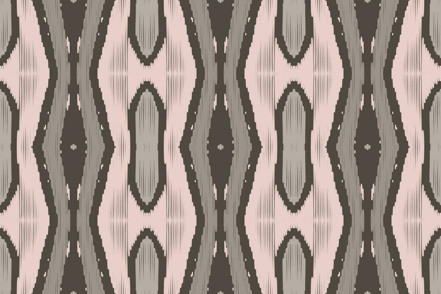 ikat damasco bordado fundo. ikat triângulo geométrico étnico oriental padronizar tradicional. ikat asteca estilo abstrato Projeto para impressão textura, tecido, saree, sari, tapete. vetor