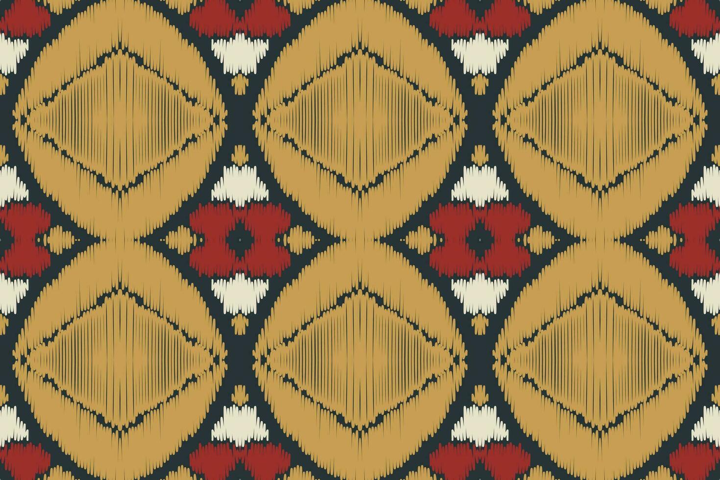 ikat floral paisley bordado fundo. ikat flores geométrico étnico oriental padronizar tradicional.asteca estilo abstrato vetor ilustração.design para textura,tecido,vestuário,embrulho,sarongue.