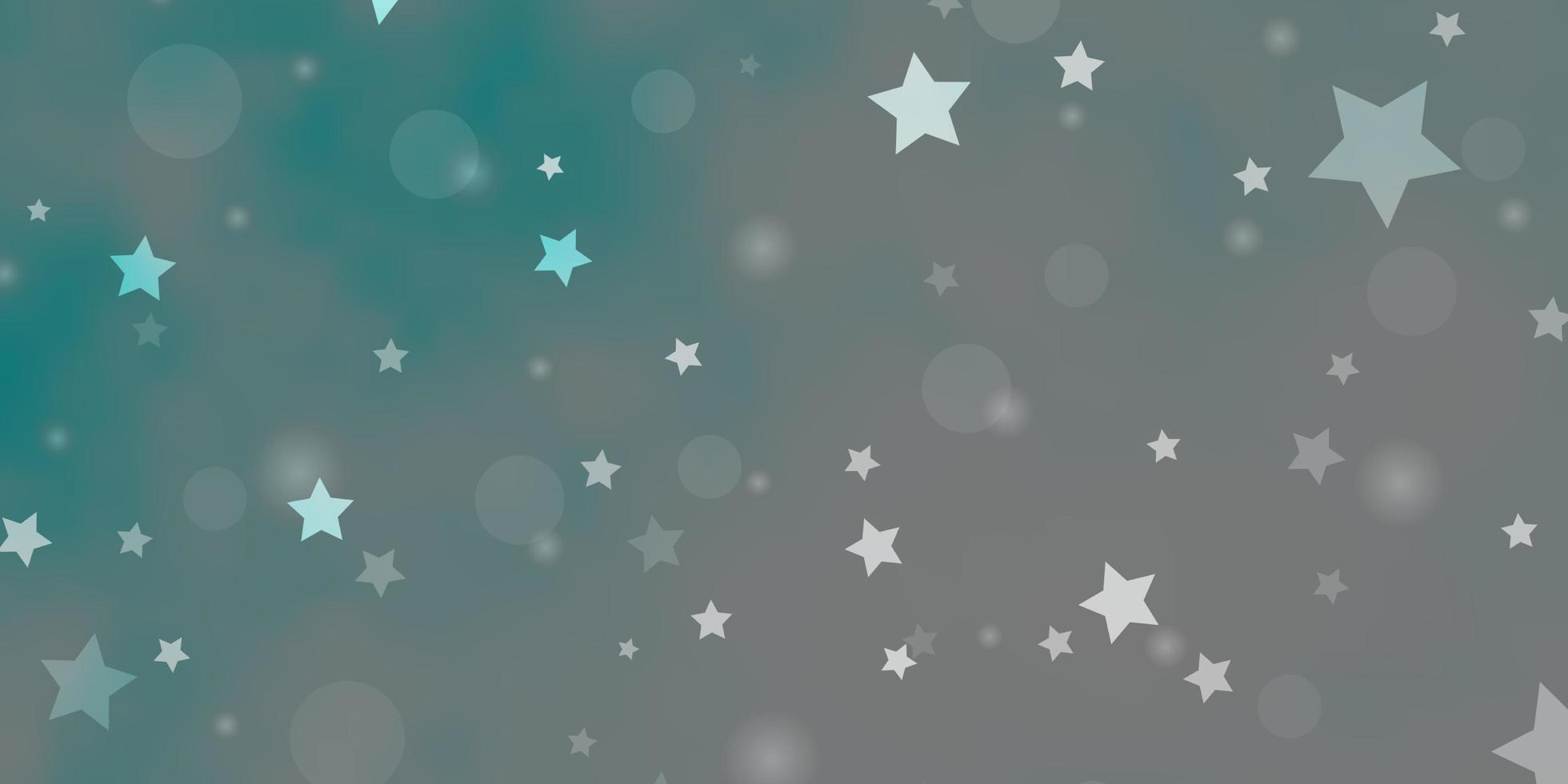 textura de vetor azul claro com estrelas de círculos ilustração colorida com padrão de estrelas de pontos de gradiente para o design de papéis de parede de tecido