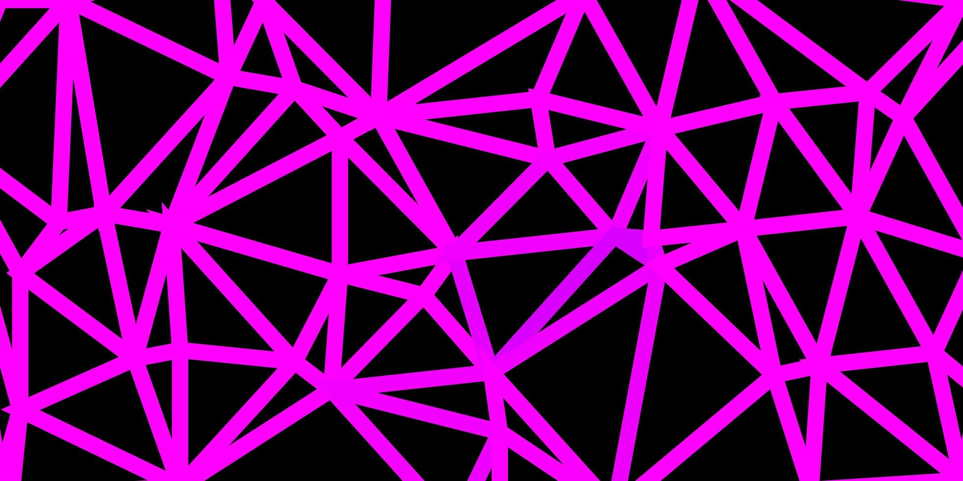 pano de fundo poligonal de vetor rosa claro