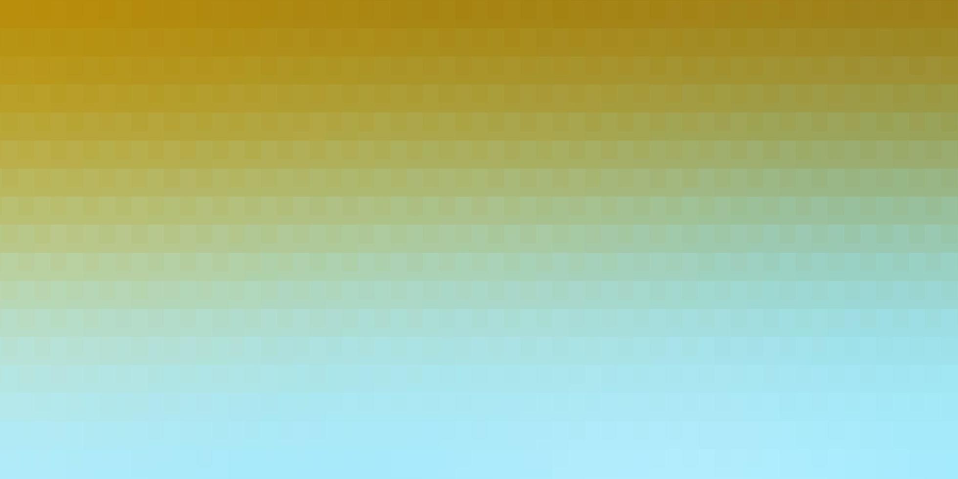 pano de fundo de vetor azul claro amarelo com retângulos ilustração gradiente abstrata com padrão de retângulos coloridos para anúncios comerciais