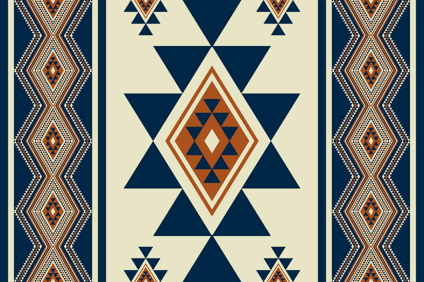 asteca colorida vintage padronizar. asteca tribal geométrico forma desatado padronizar. étnico sudoeste geométrico listras padronizar usar para têxtil, mural, papel de parede, tapete, almofada, colcha, estofamento. vetor