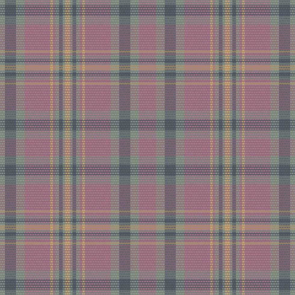 padrão de cor retrô tartan ou xadrez. projeto de ilustração vetorial. vetor