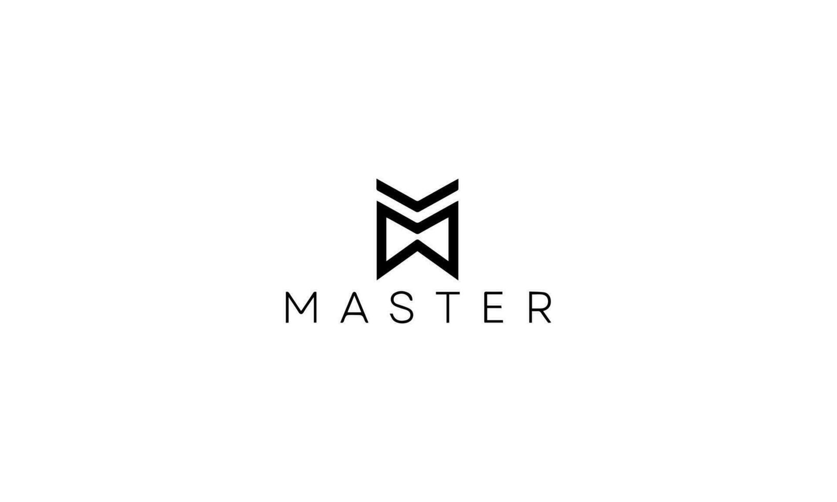 design de logotipo de vetor corporativo de identidade de marca m.