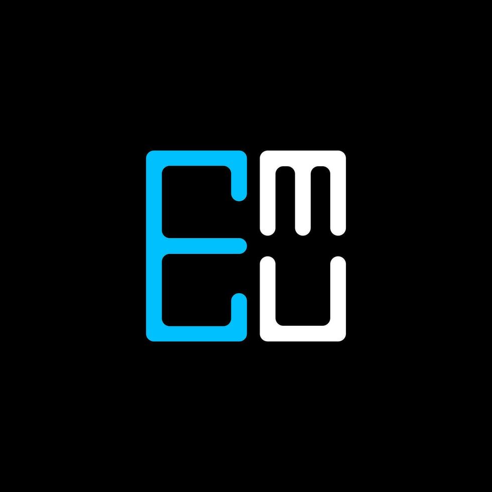 emu carta logotipo criativo Projeto com vetor gráfico, emu simples e moderno logotipo. emu luxuoso alfabeto Projeto