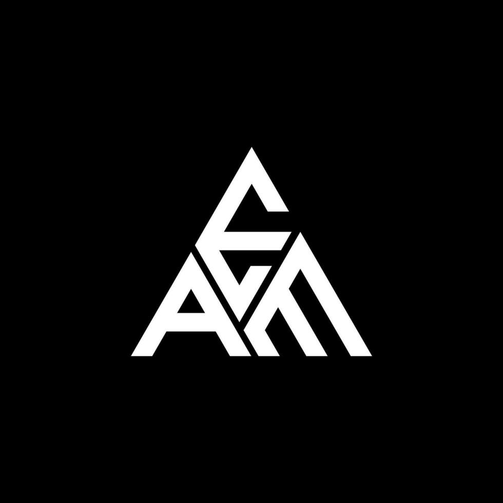eam carta logotipo criativo Projeto com vetor gráfico, eam simples e moderno logotipo. eam luxuoso alfabeto Projeto