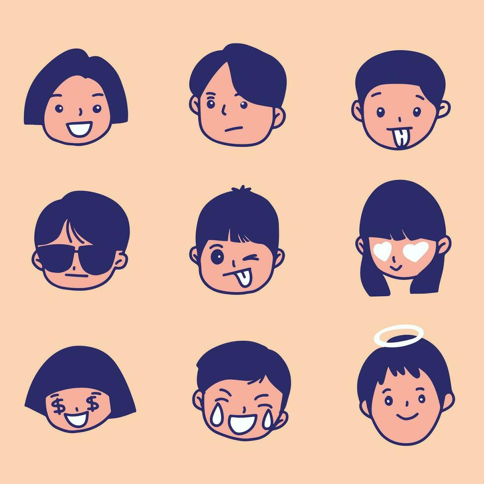 simples emoji ícone ilustração vetor