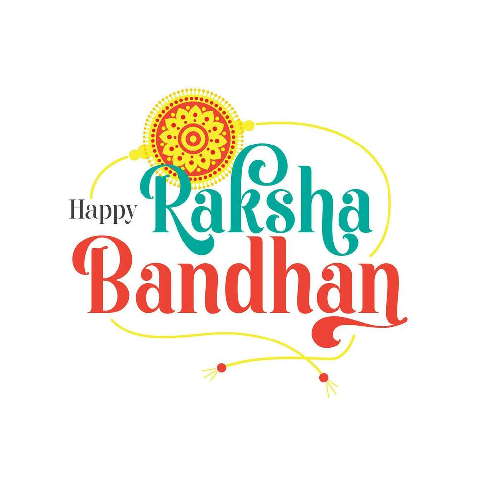 feliz raksha bandhan Projeto vetor ilustração