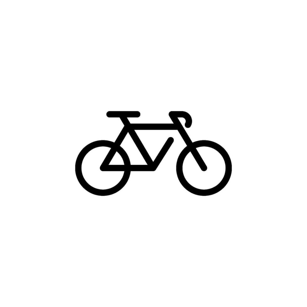 transporte bicicleta placa símbolo vetor