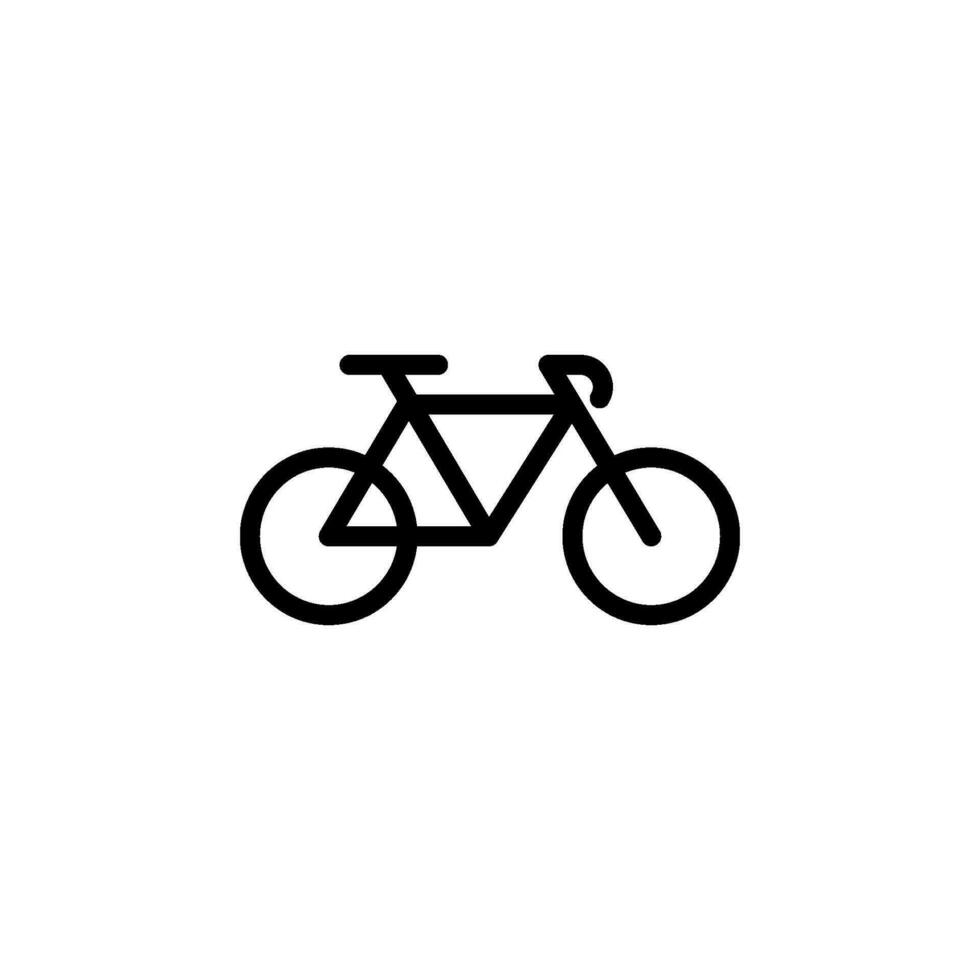 transporte bicicleta placa símbolo vetor