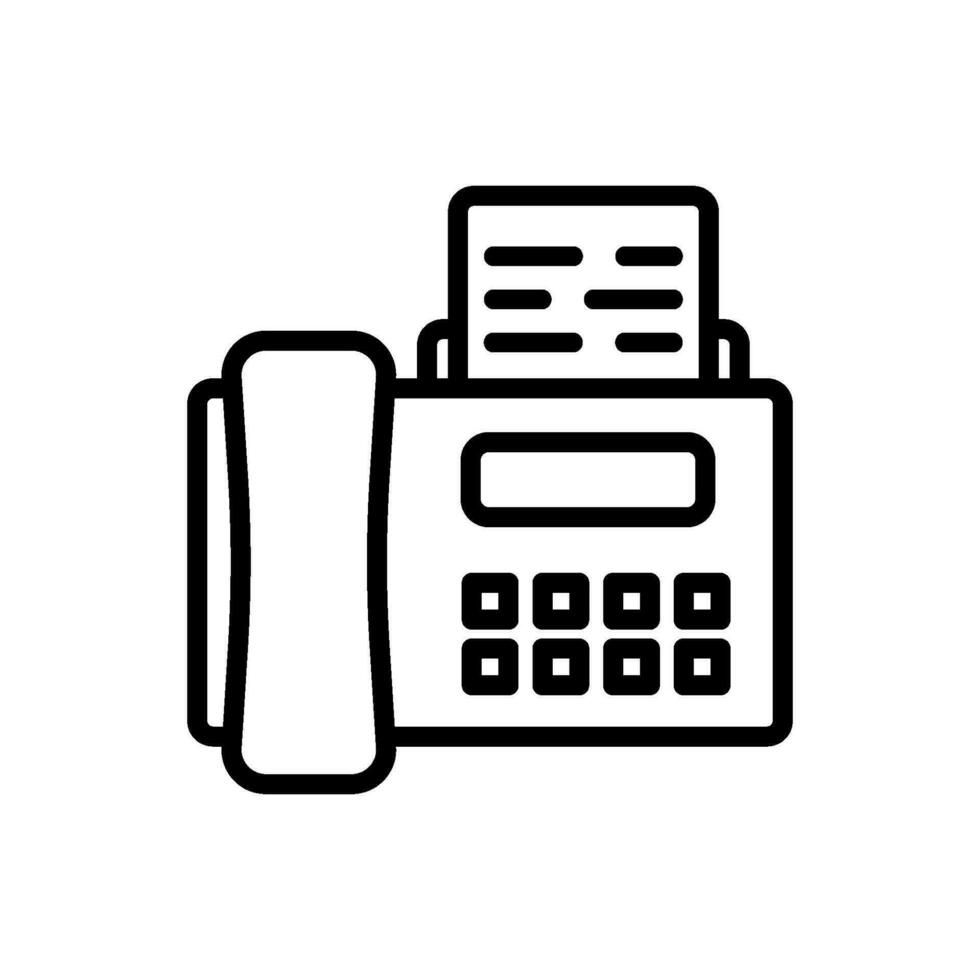 comunicação fax placa símbolo vetor