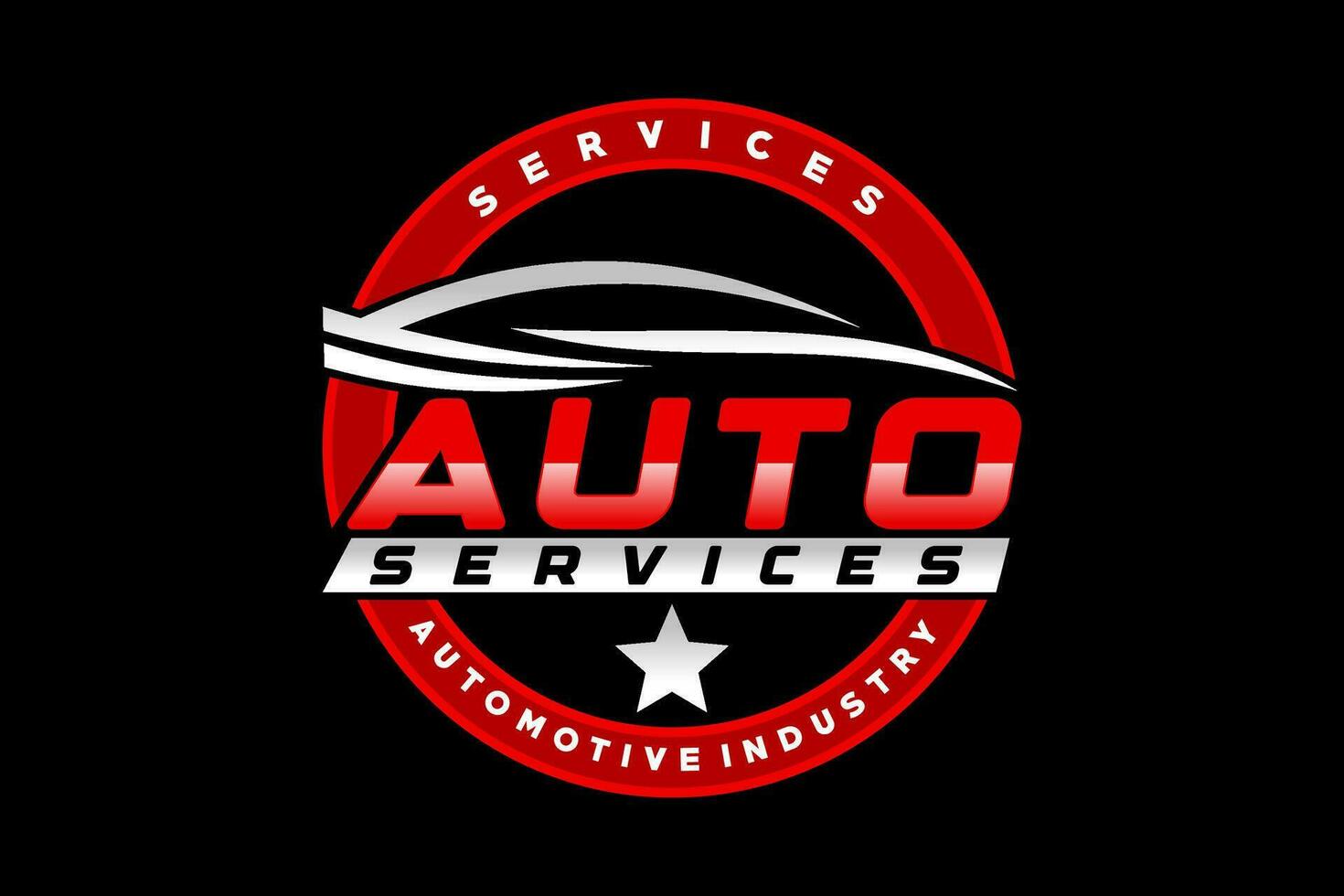 auto estilo carro logotipo Projeto com conceito Esportes veículo ícone silhueta vetor