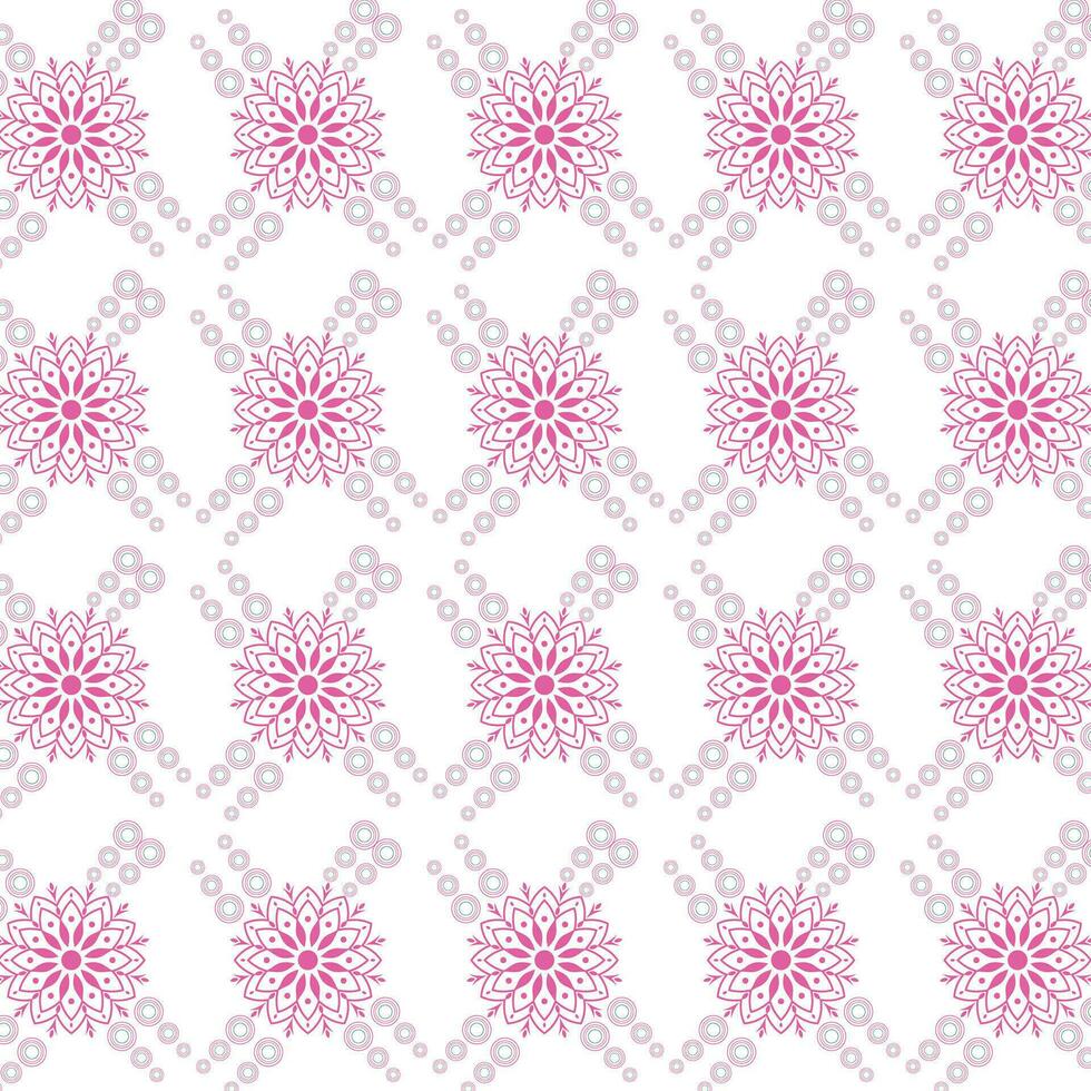 abstrato floral mandala padronizar fundo vetor