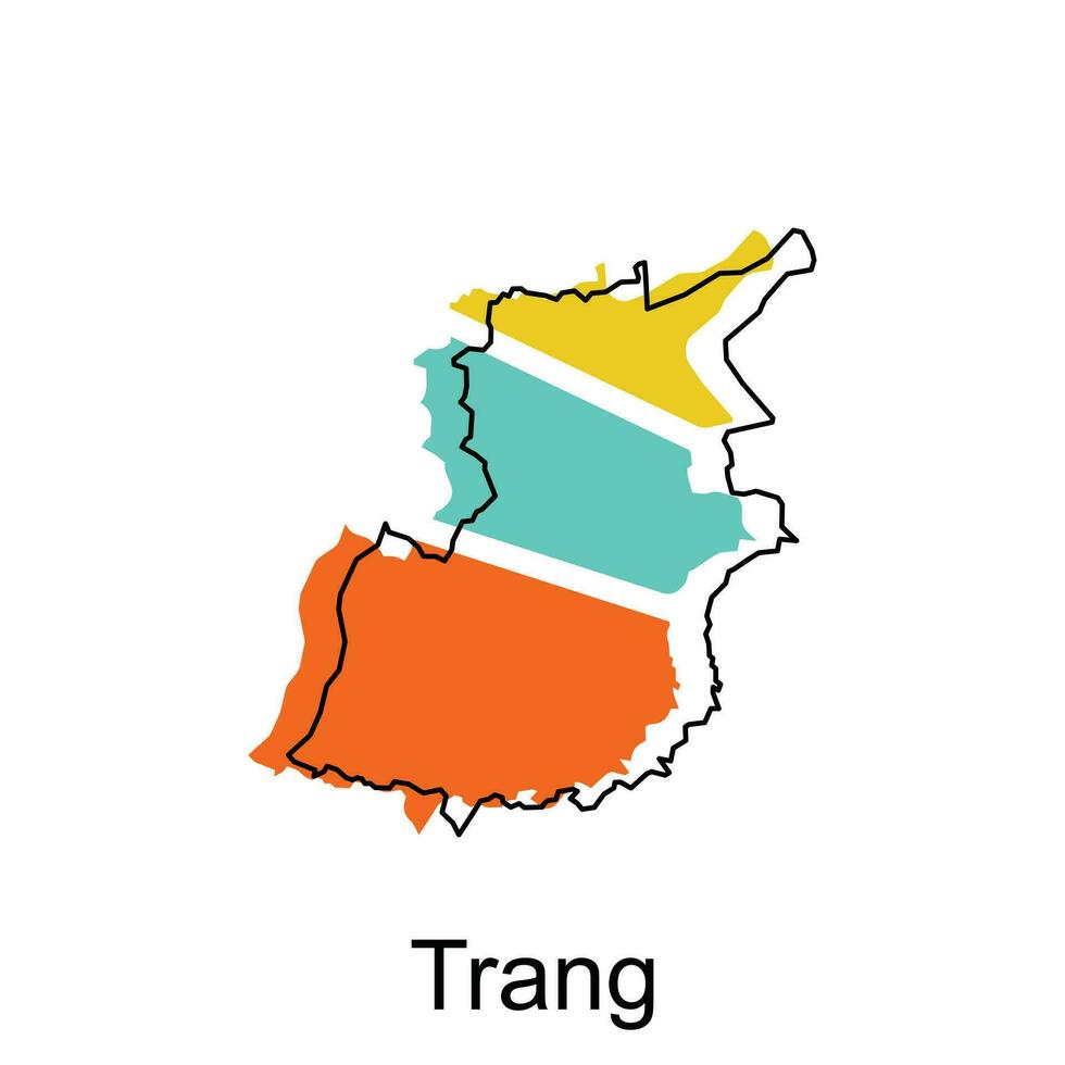 trang mapa. vetor mapa do Tailândia Projeto modelo com esboço gráfico esboço estilo isolado em branco fundo