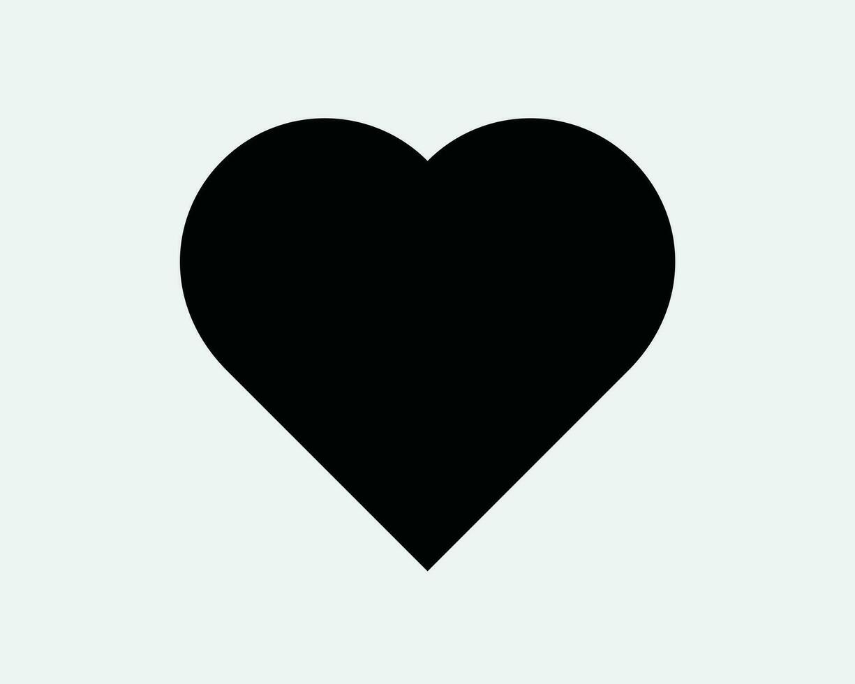 coração forma ícone. viver namorados paixão romântico romance Casamento saúde cardio ícone placa símbolo obra de arte gráfico ilustração clipart vetor cricut