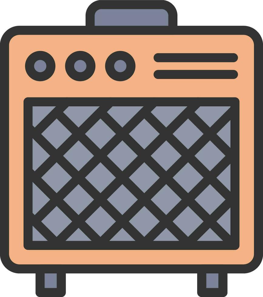 amplificador ícone vetor imagem. adequado para Móvel aplicativos, rede apps e impressão meios de comunicação.