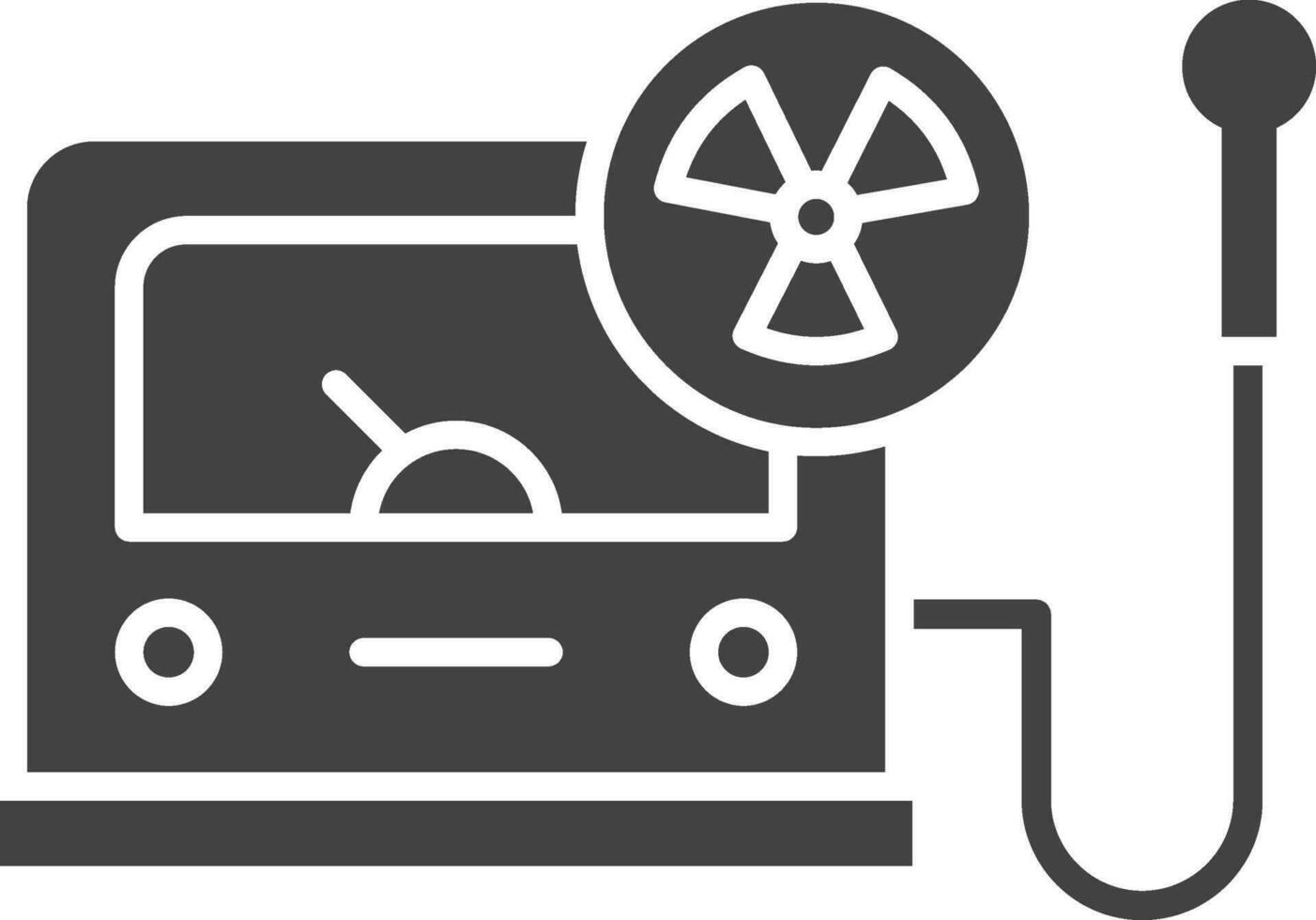 radiação detector ícone vetor imagem. adequado para Móvel aplicativos, rede apps e impressão meios de comunicação.