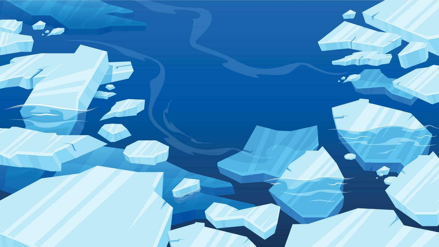 congeladas ártico gelo composição vetor