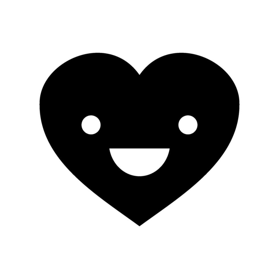 feliz coração ícone vetor símbolo Projeto ilustração