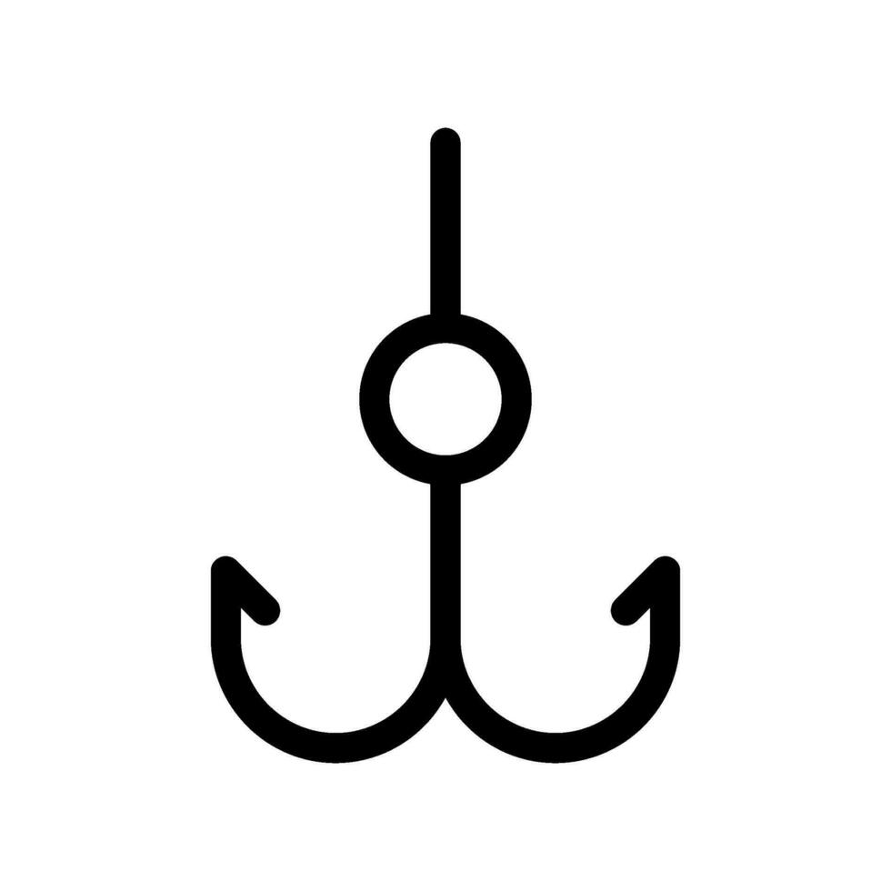pescaria ícone vetor símbolo Projeto ilustração