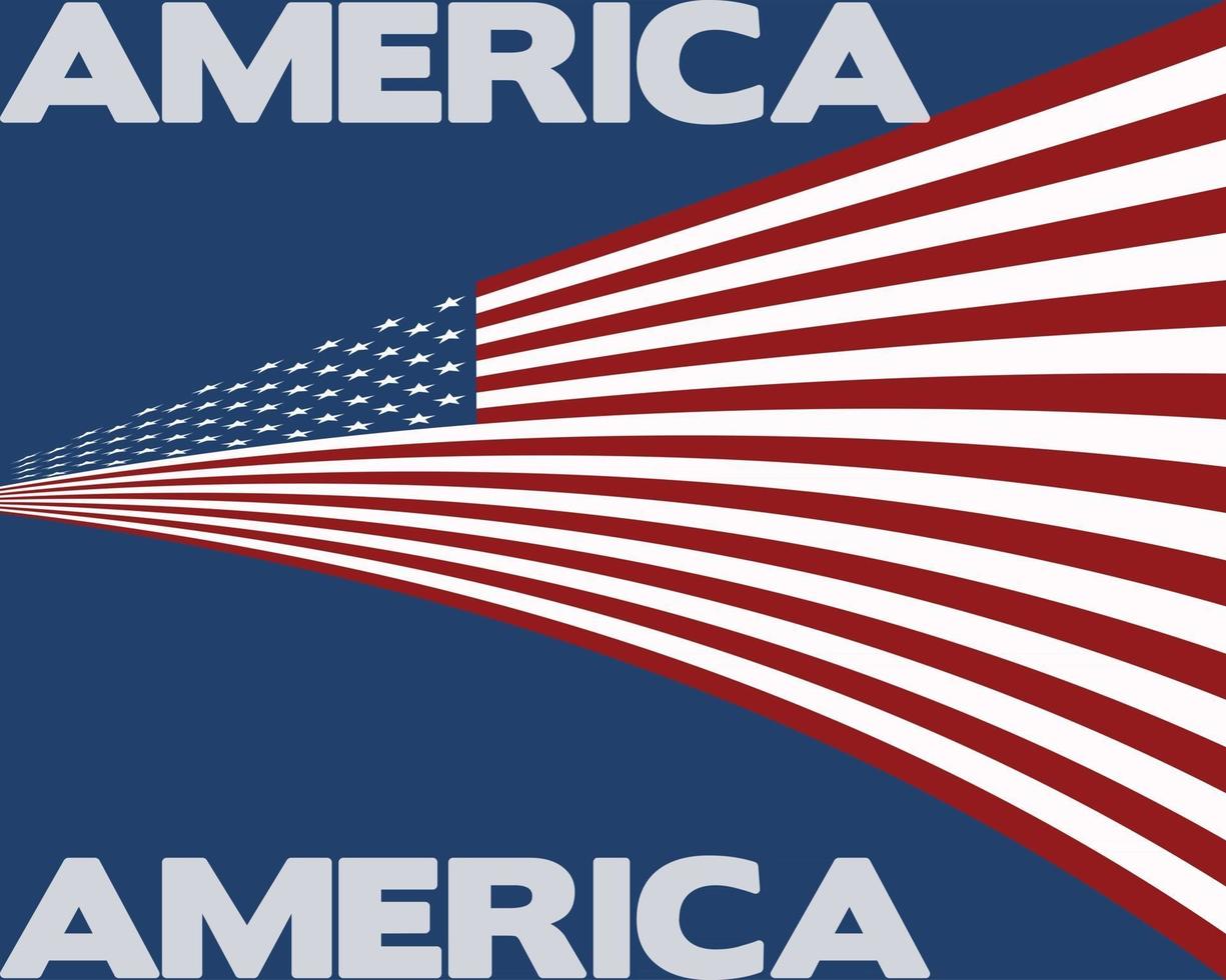 o fundo da bandeira nacional da américa vetor