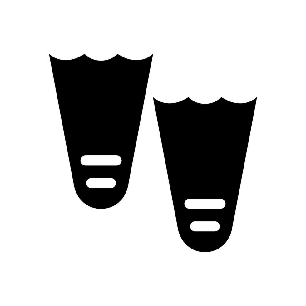 barbatanas ícone vetor símbolo Projeto ilustração