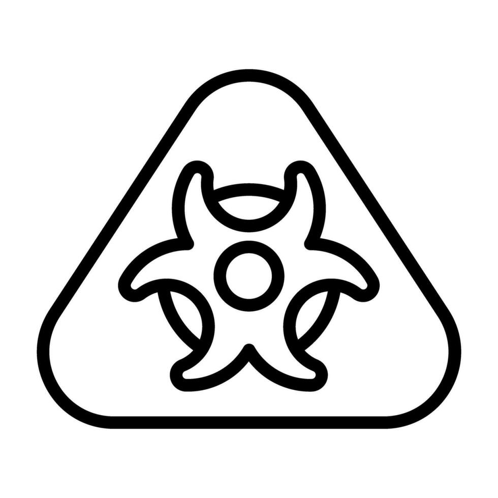 perigoso materiais símbolo vetor ícone